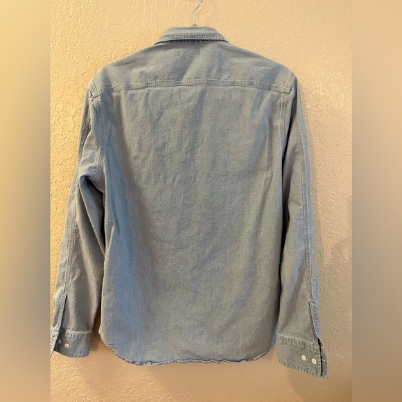 PROOF Strong Shirt in Indigo Chambray Men’s Size medium - Picture 5 of 6